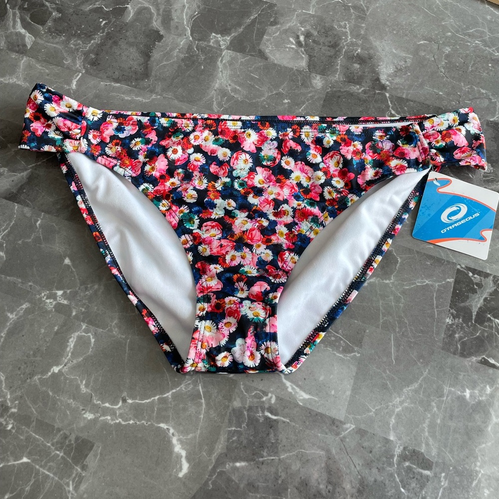 ORAGEOUS Junior Womens Swim Bottom Size XLarge Multi Color with Tag New